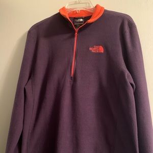 North Face Fleece Quarter Zip Jacket